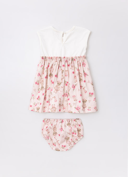 Vestido Cotton Saia Algodão Listra