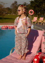 Blusa Cotton Ursa Animal Print Resort