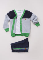 Cardigan Bicolor For Boys