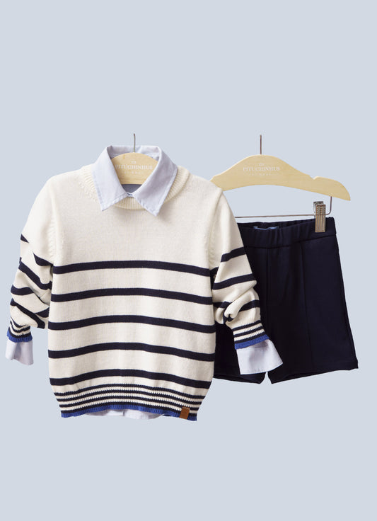 Blusa Tricot Listrada For Boys