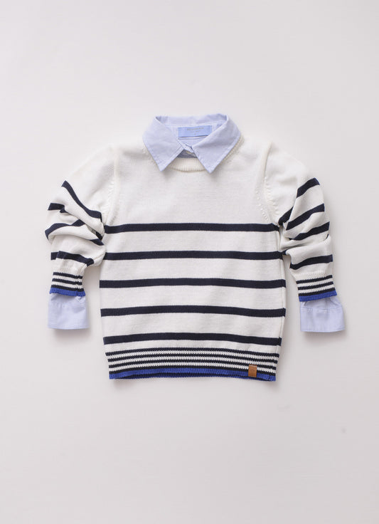 Blusa Tricot Listrada For Boys