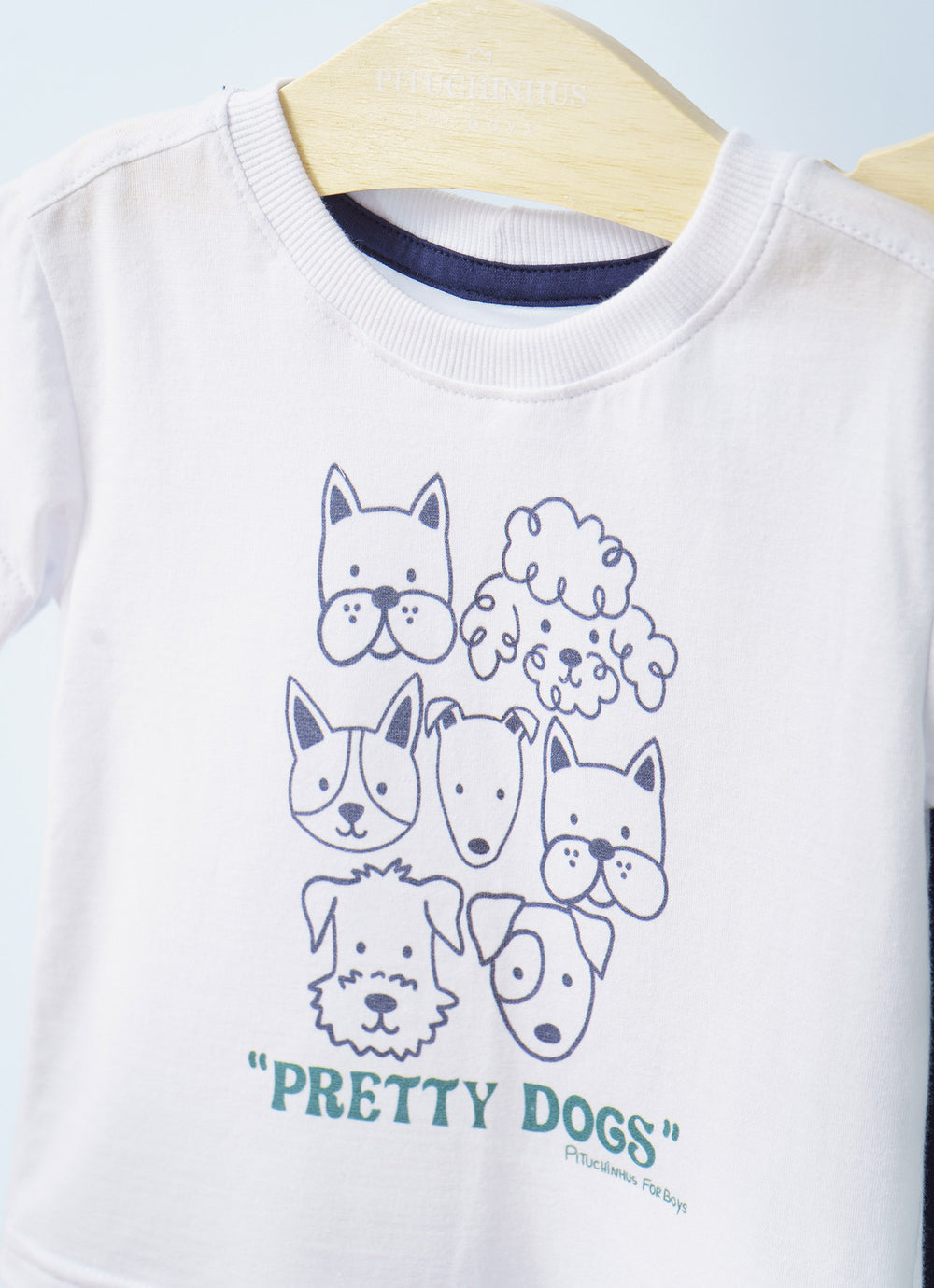 Camiseta Meia Malha Pretty Dogs