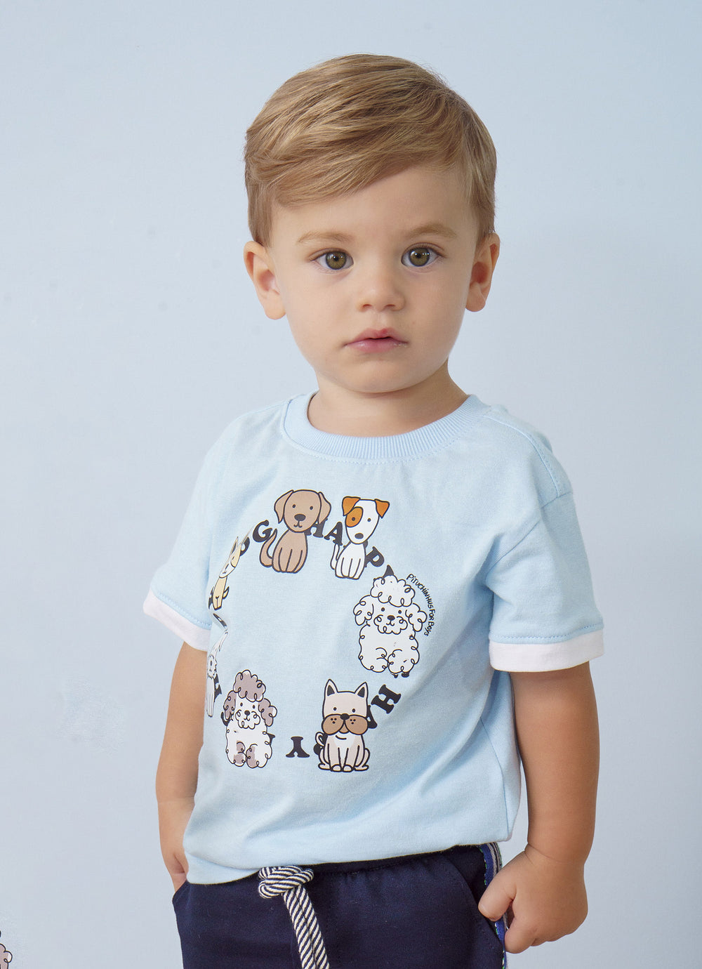 Camiseta Meia Malha Multi Cachorros For Boys