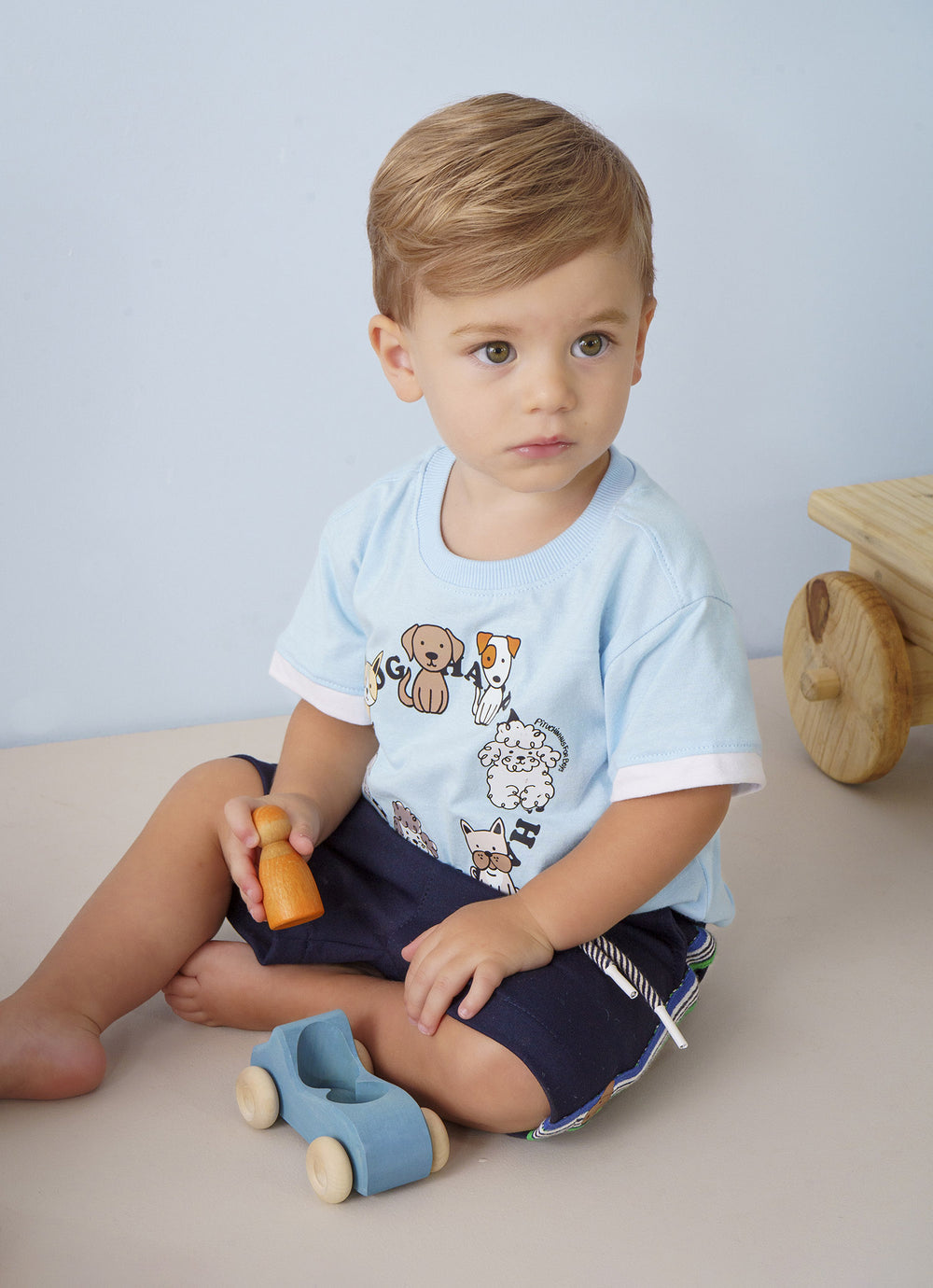 Camiseta Meia Malha Multi Cachorros For Boys