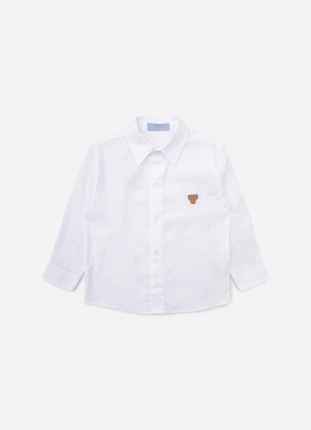 Camisa Algodão e Linho Patche For Boys