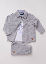 Camisa Algodão Listrada