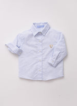 Camisa Algodão e Linho Listrada