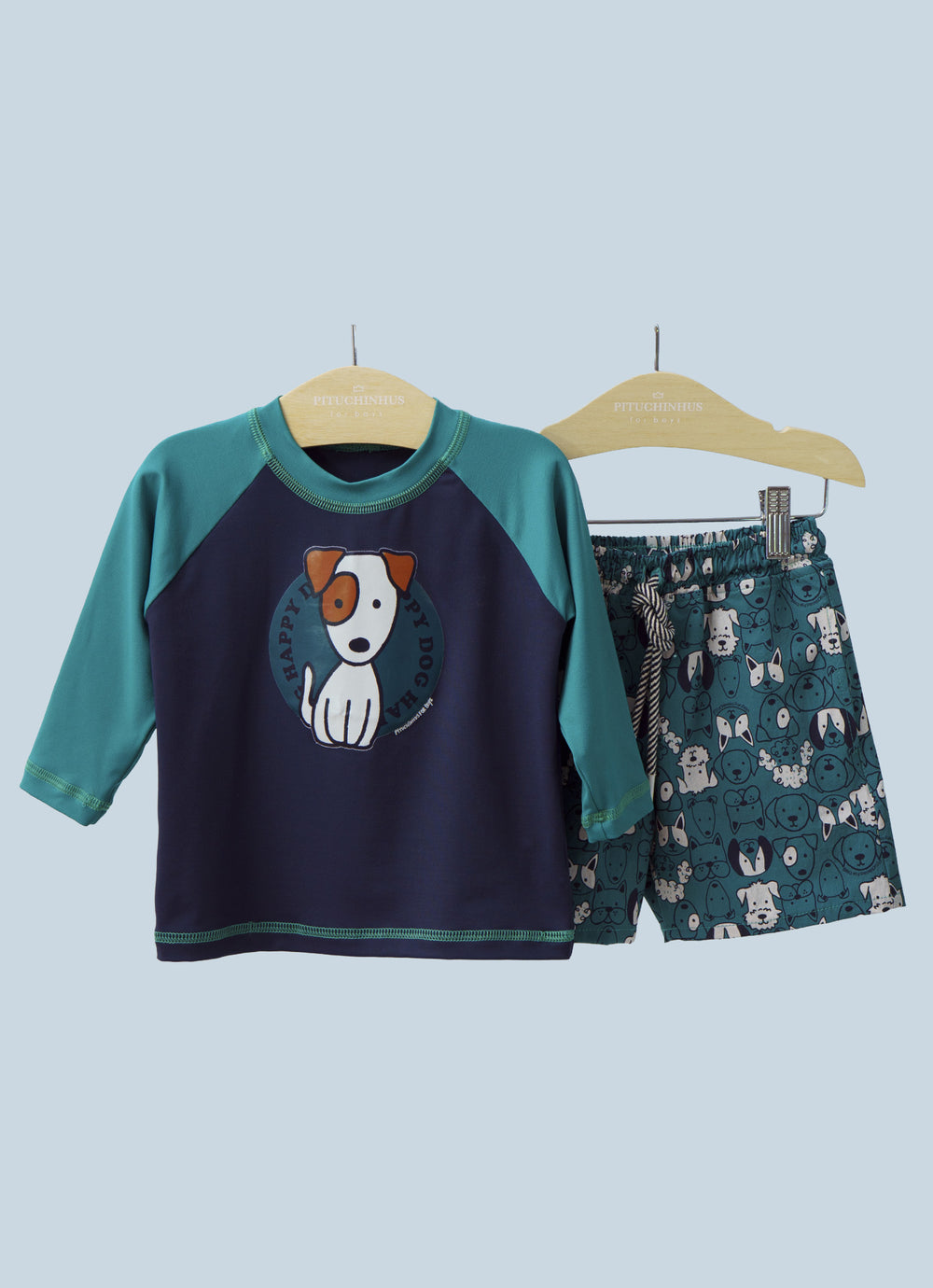 Blusa Light Bicolor UV80 For Boys (CANCELADA)