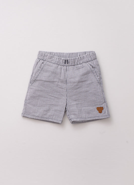 Bermuda Algodão Listrada For Boys