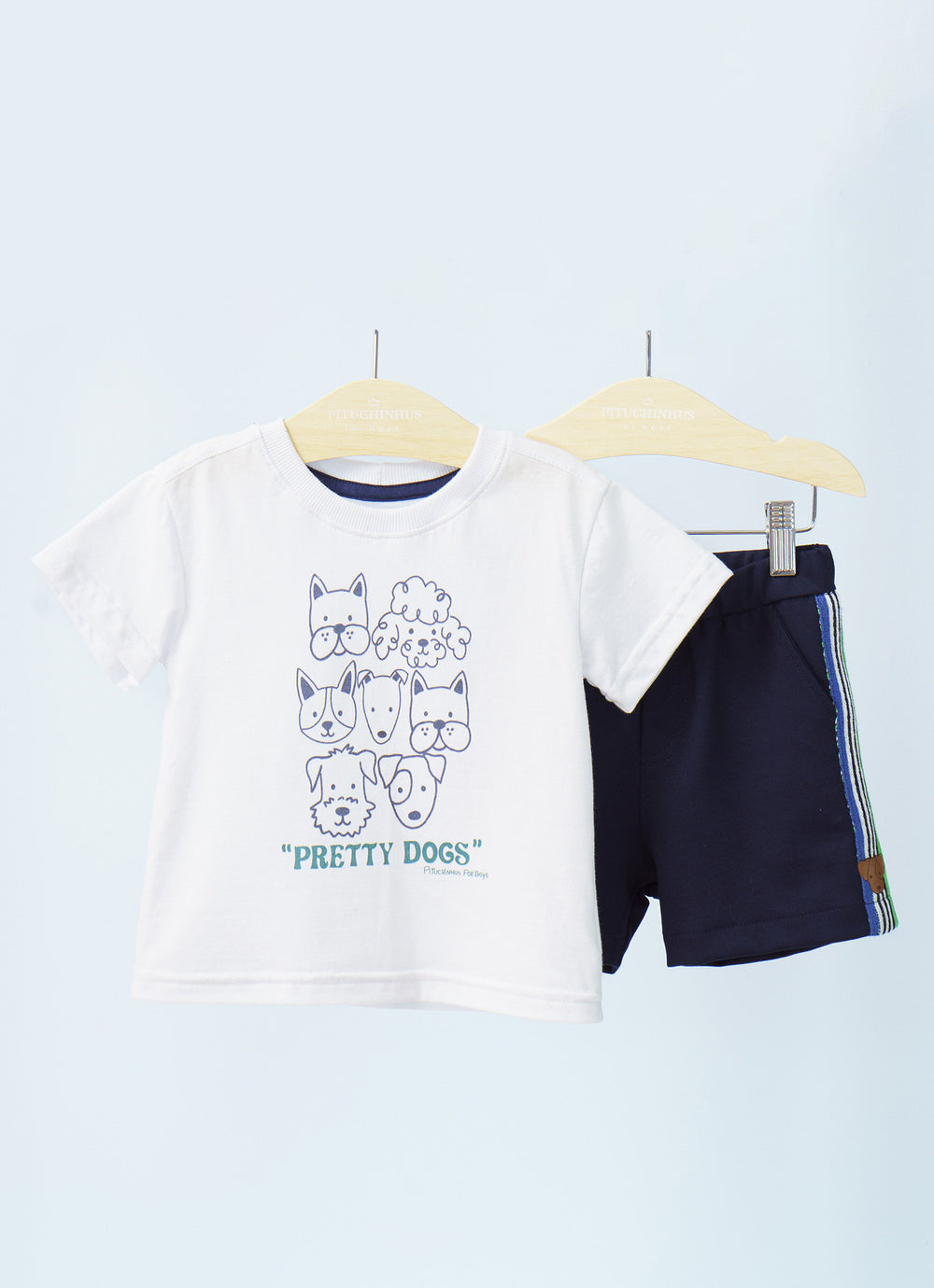 Bermuda Alfaiataria Malha For Boys