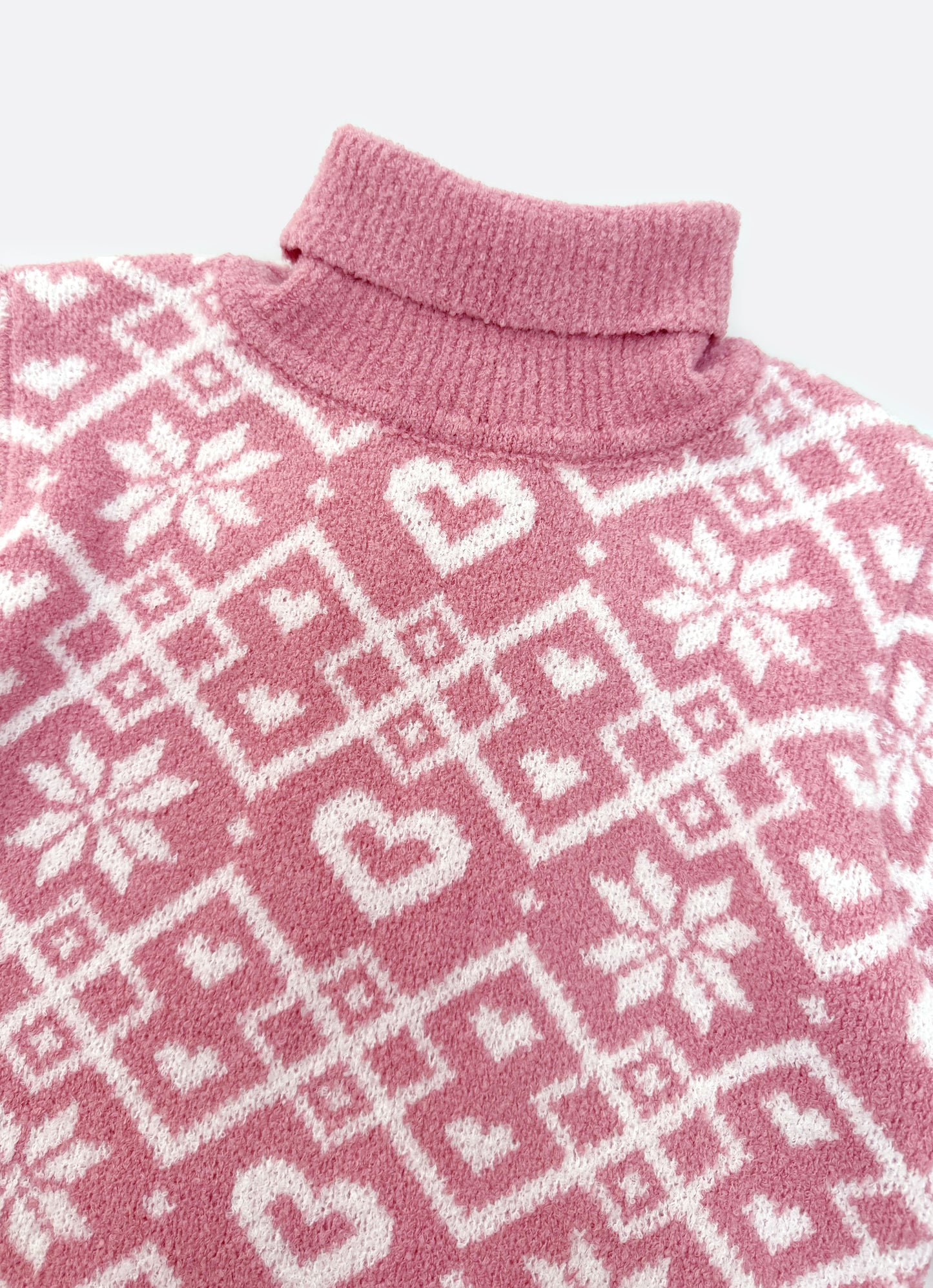 Blusa Tricot Jacquard Floco E Coração Après