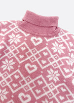 Blusa Tricot Jacquard Floco E Coração Après