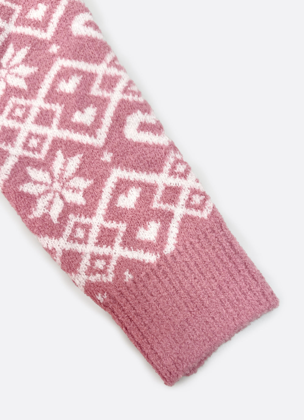 Blusa Tricot Jacquard Floco E Coração Après-Ski