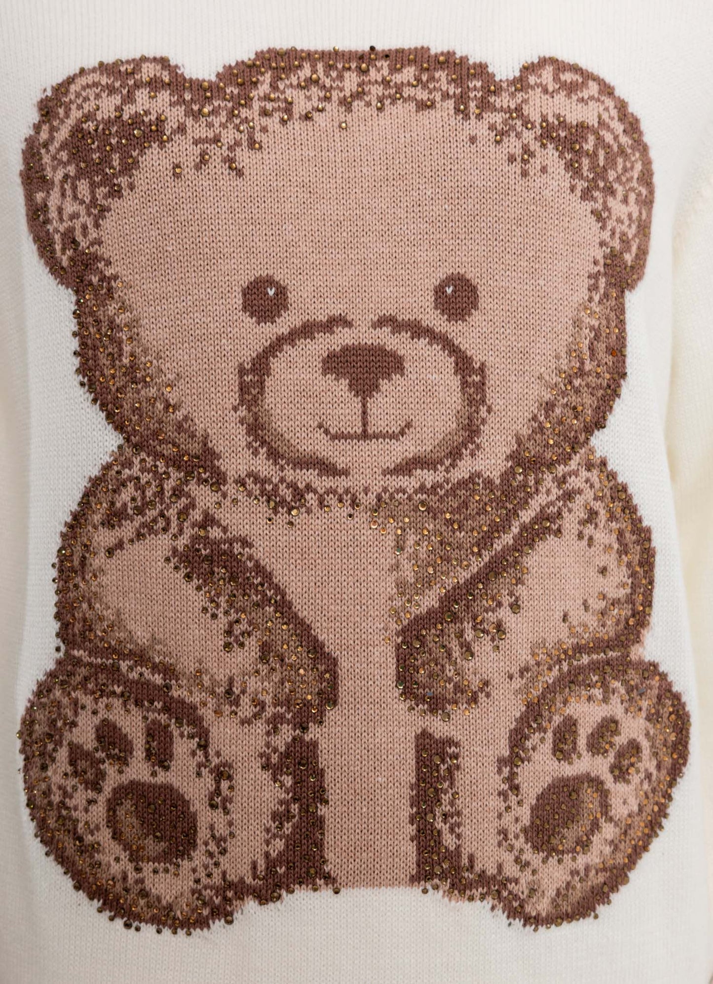 Blusa Tricot Ursinha Cristais Après-Ski