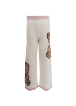 Calça Reta Tricot Ursinha Après-Ski