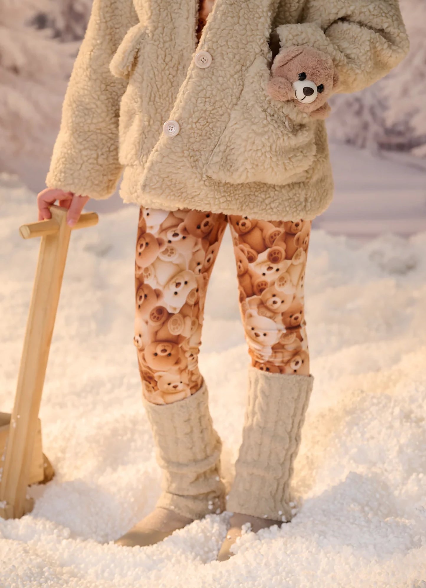 Polaina Tricot Tranças Après-Ski