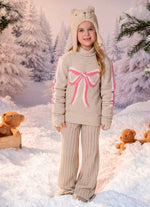 Blusa Tricot Maxi Laço Après-Ski