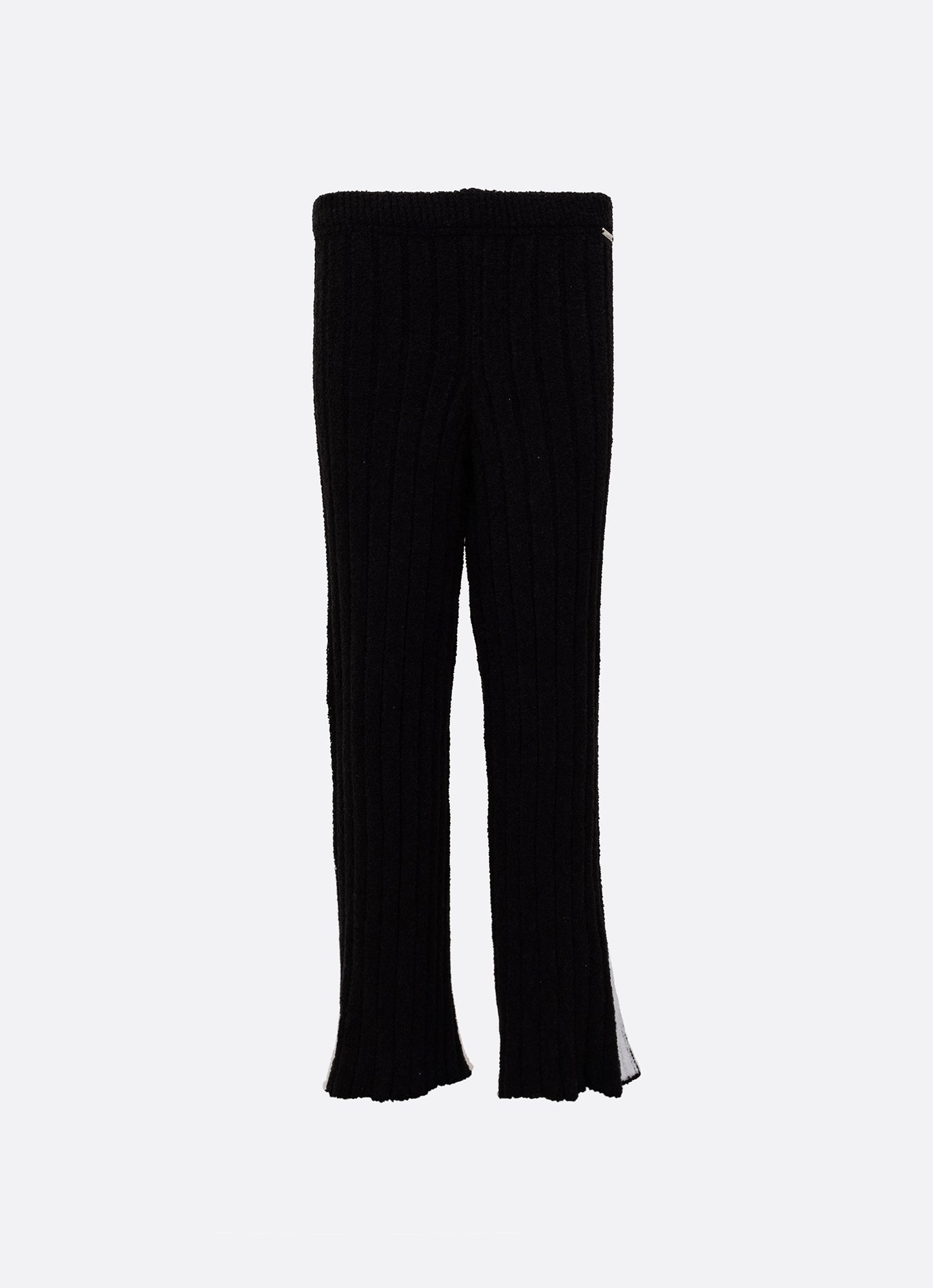 Calça Tricot Canelada Tira Lateral