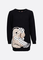 Maxi Blusa Tricot Cachorrinho Cristais