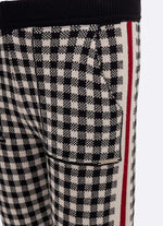 Jogging Tricot Xadrez Listras Lateral