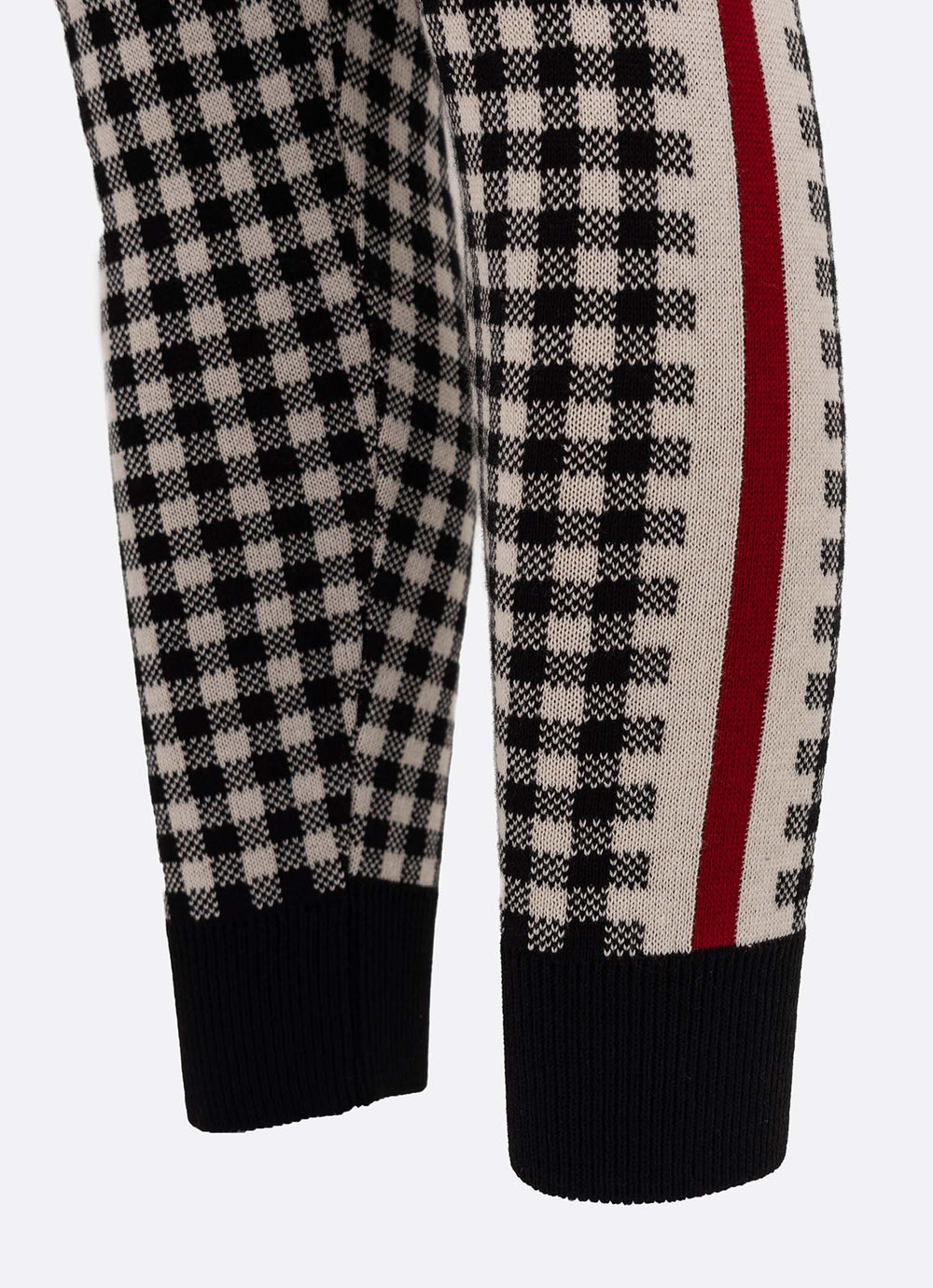 Jogging Tricot Xadrez Listras Lateral