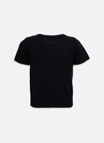 Blusa Tricot Maxi Laço Bordado