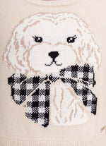 Blusa Tricot Rosto Cachorro