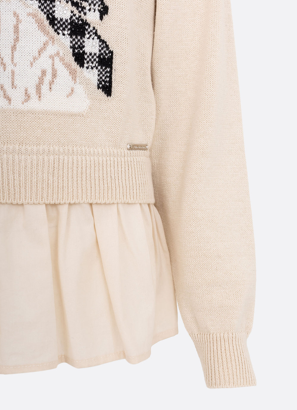 Blusa Tricot Rosto Cachorro