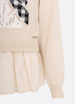 Blusa Tricot Rosto Cachorro