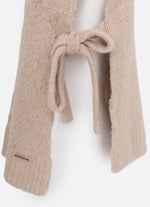 Colete Tricot Sem Costura Cristais