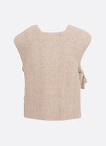 Colete Tricot Sem Costura Cristais