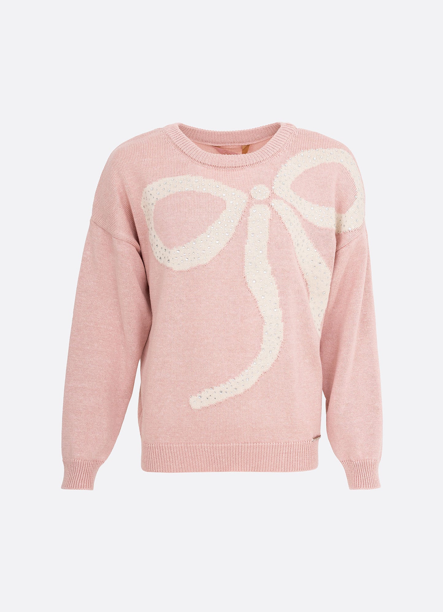 Blusa Tricot Maxi Laço Cristal