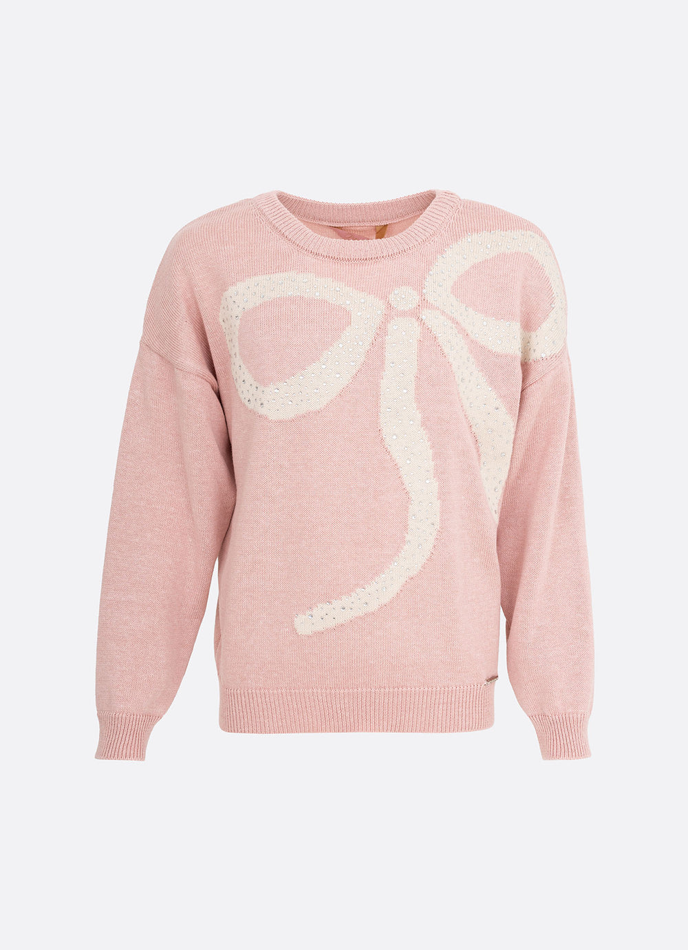 Blusa Tricot Maxi Laço Cristal