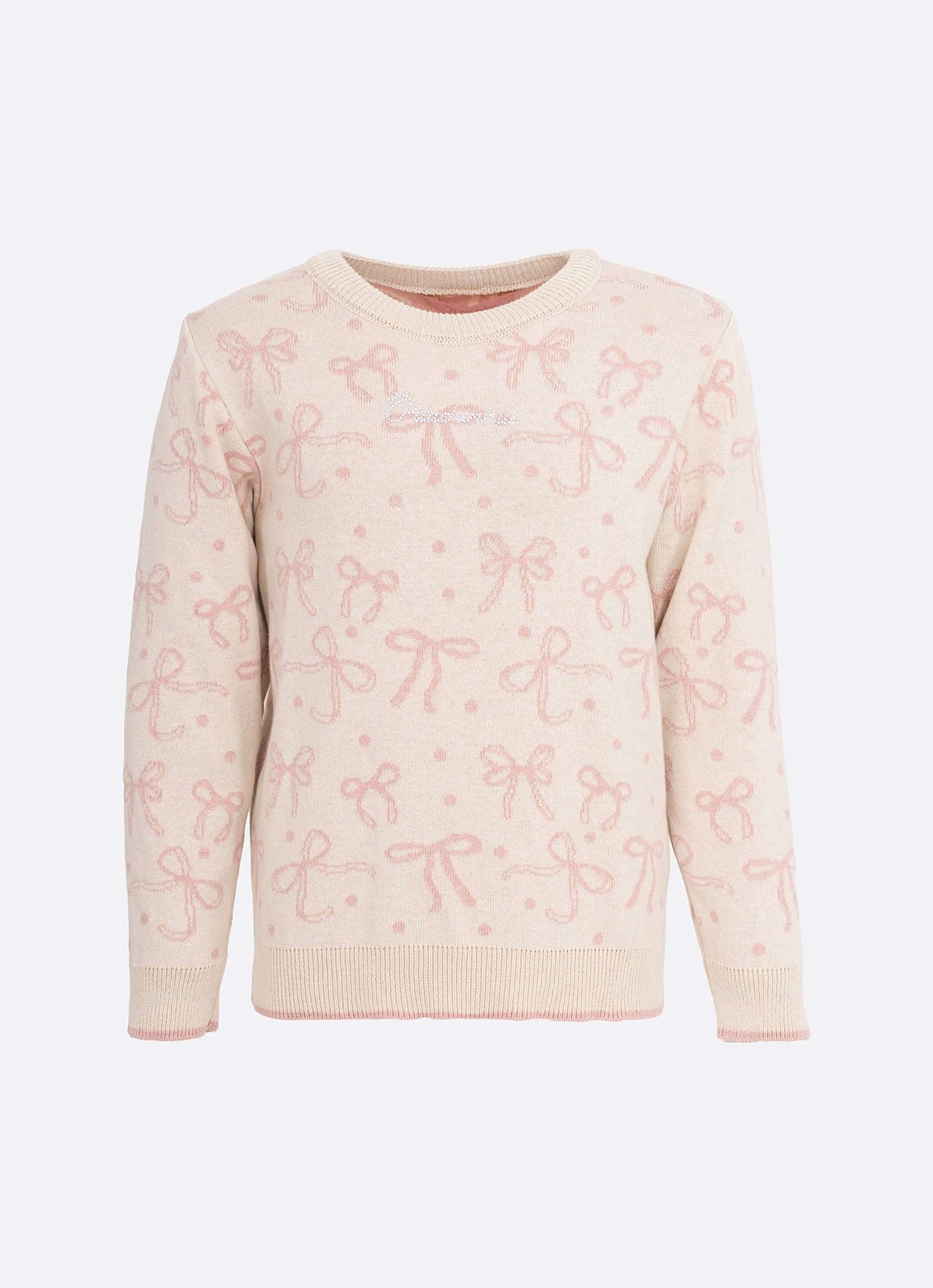 Blusa Tricot Jacquard Multi Laços