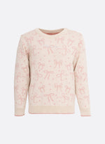 Blusa Tricot Jacquard Multi Laços