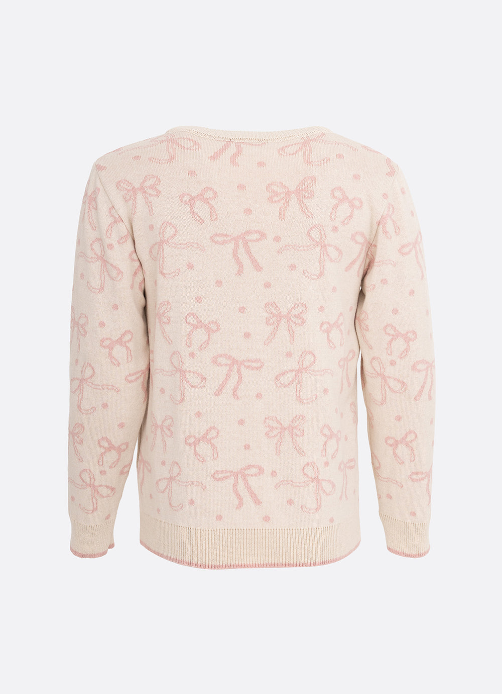 Blusa Tricot Jacquard Multi Laços