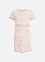 Vestido Tricot Multi Laçinhos Bolso Bordado