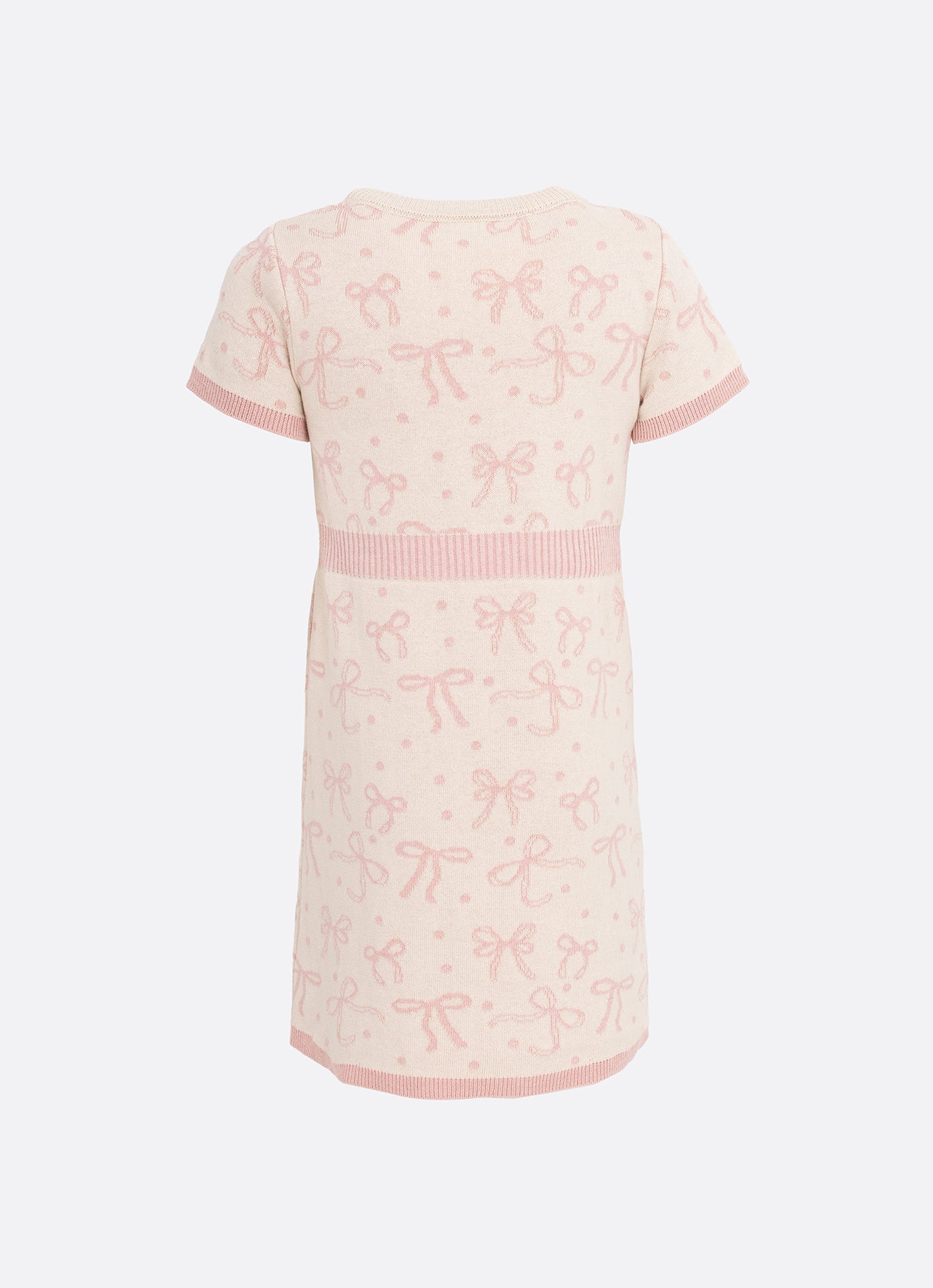 Vestido Tricot Multi Laçinhos Bolso Bordado