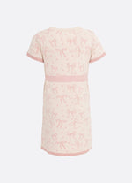 Vestido Tricot Multi Laçinhos Bolso Bordado