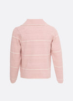 Casaco Tricot Gola Mix de Pontos