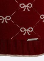 Blusa Tricot Gola Polo Mini Laços