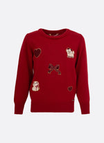 Blusa Tricot Patches Cachorrinhos