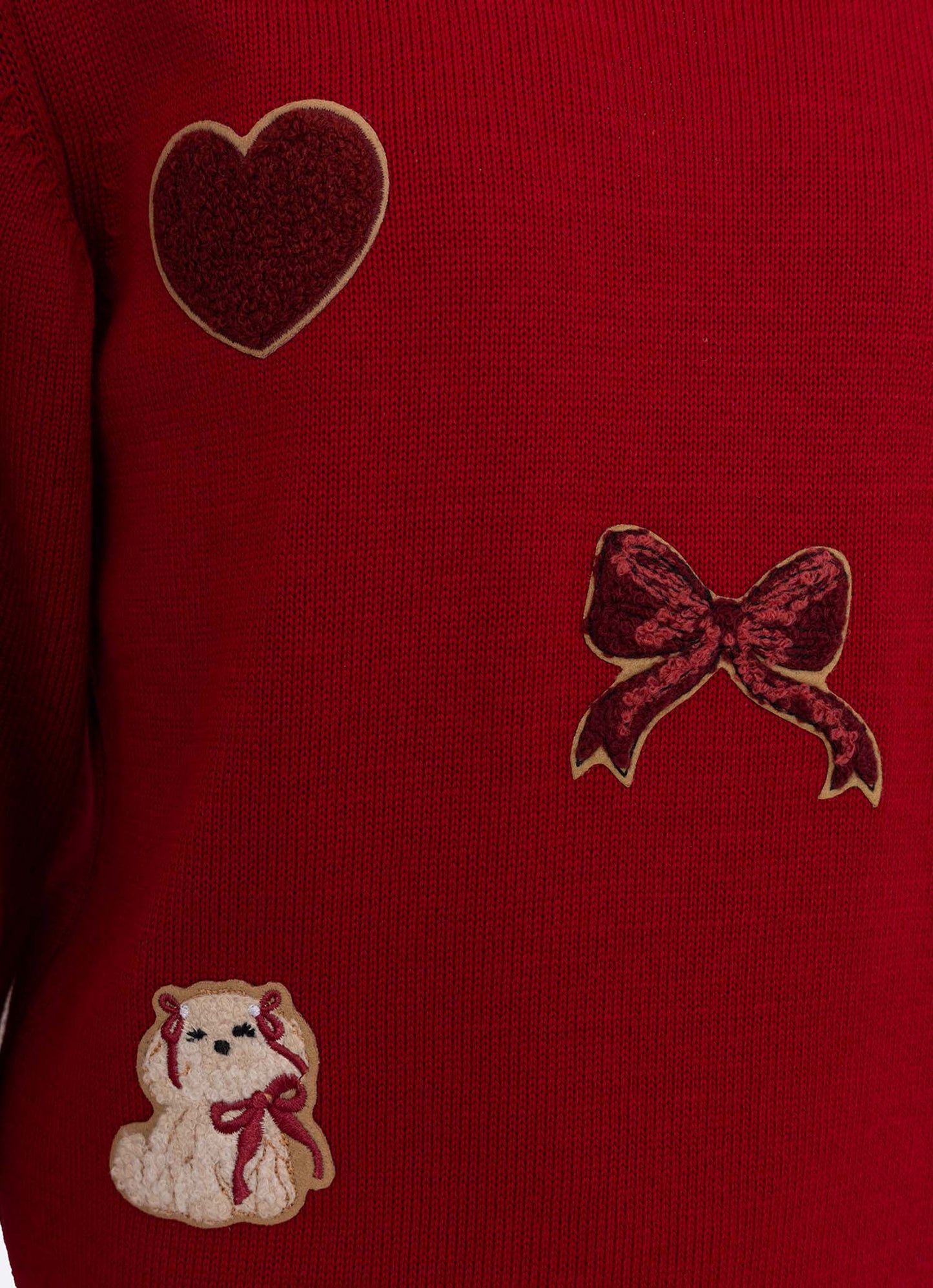 Blusa Tricot Patches Cachorrinhos