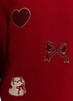 Blusa Tricot Patches Cachorrinhos