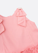 Vestido Festa Saia Tule Maxi Laço