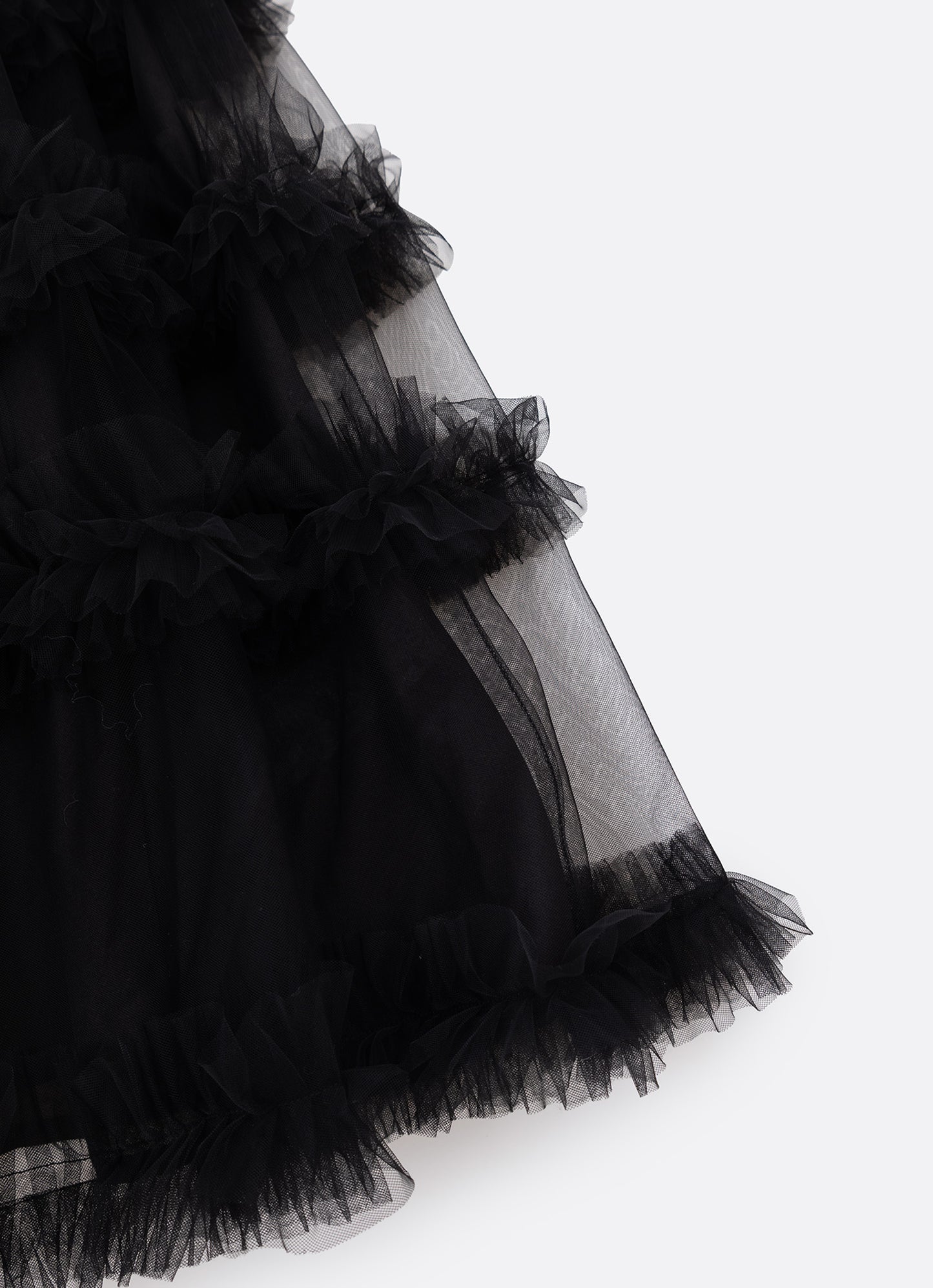 Vestido Festa Tricoline Saia Tule Fru Fru