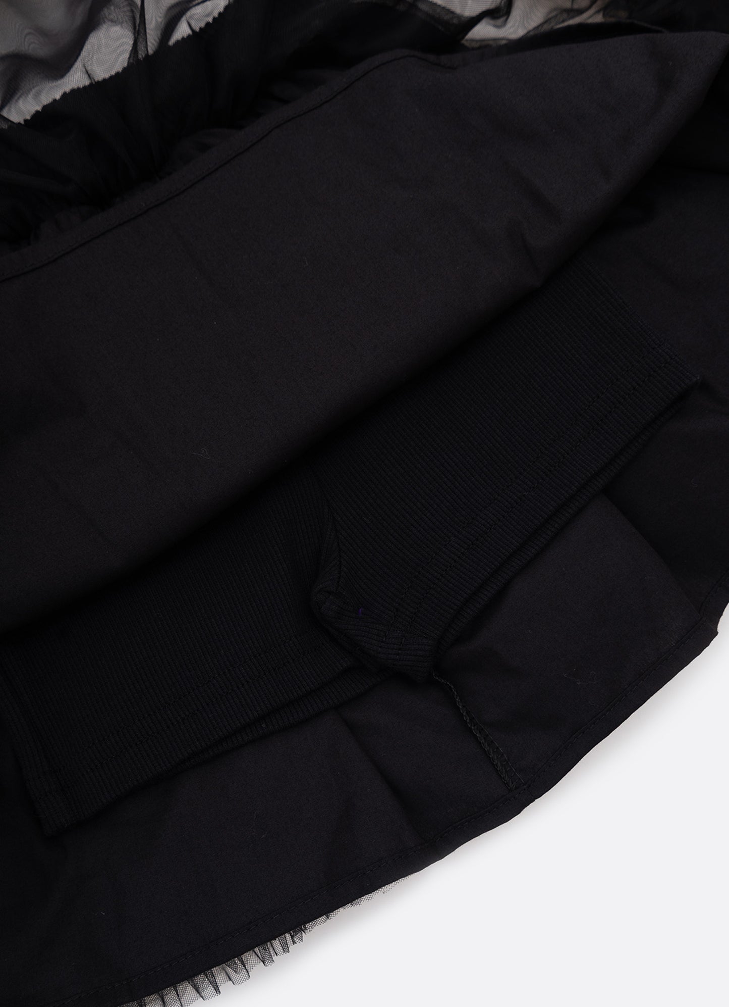 Saia Short Tule Babados Fru Fru Barra