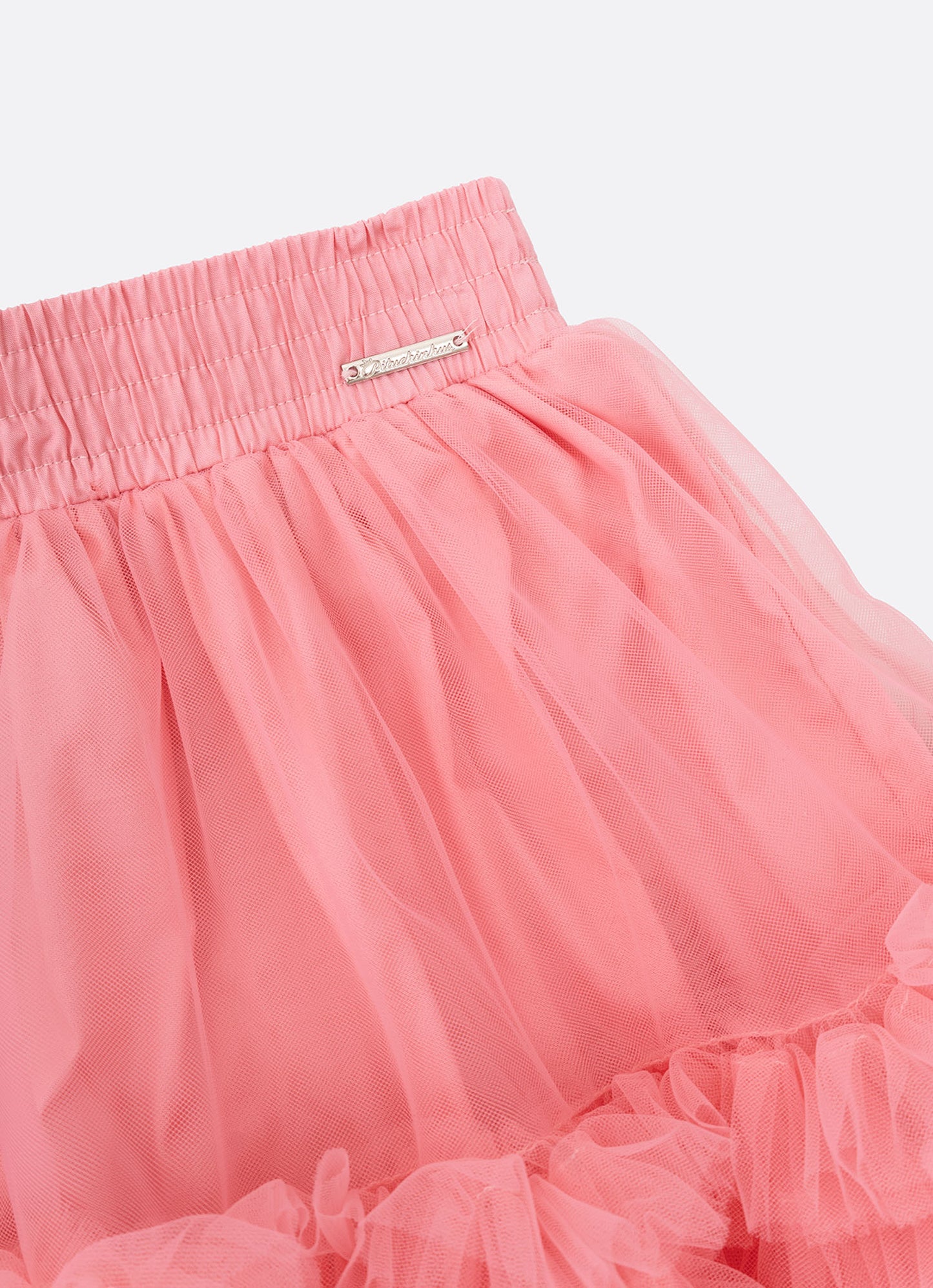 Saia Short Tule Babados Fru Fru Barra