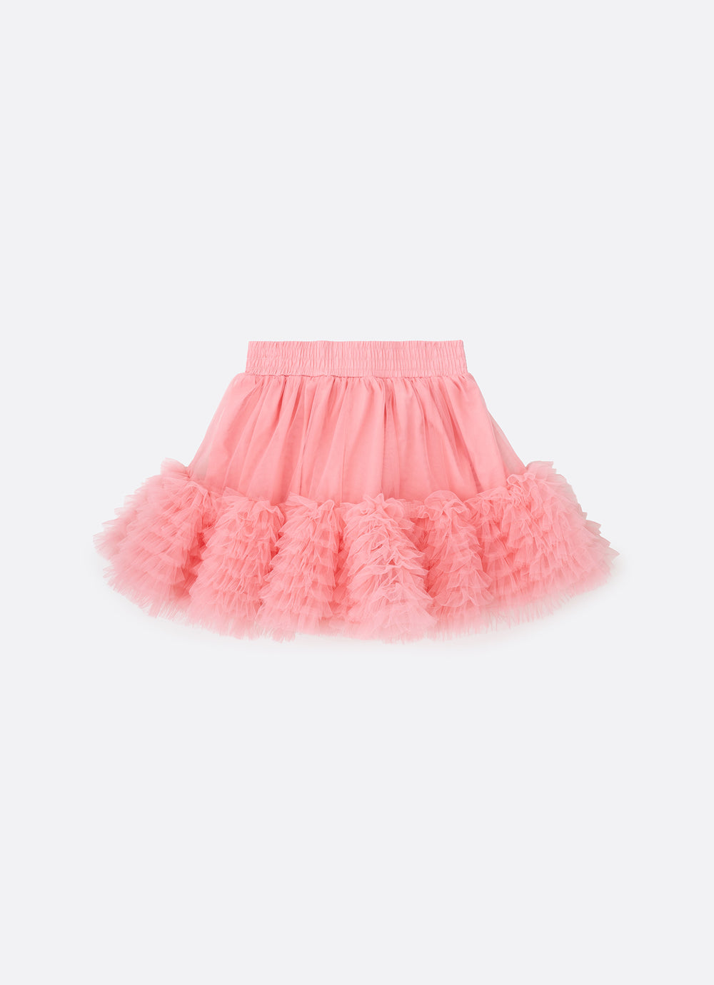 Saia Short Tule Babados Fru Fru Barra