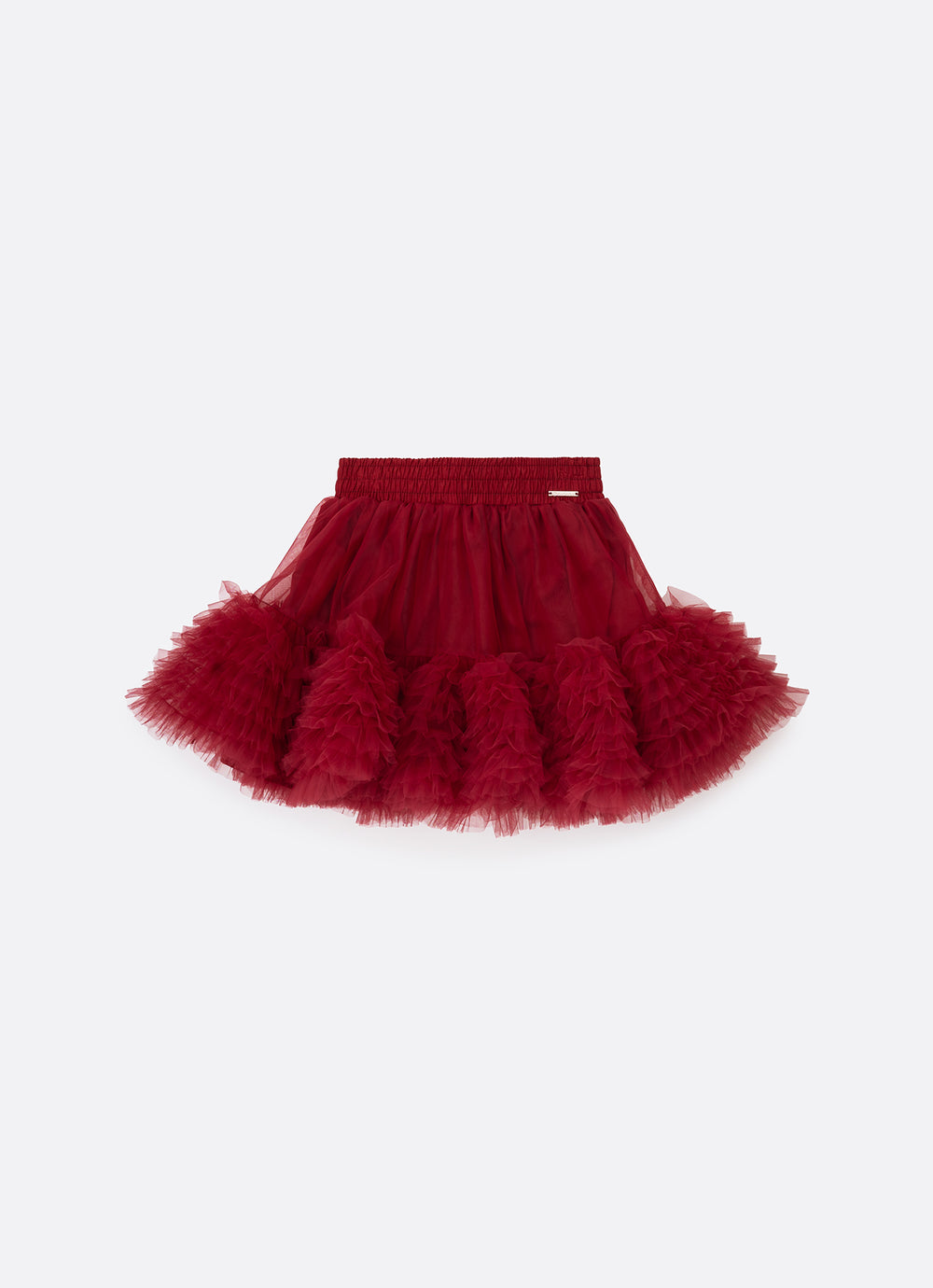 Saia Short Tule Babados Fru Fru Barra